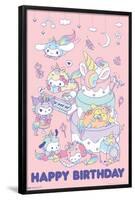 Hello Kitty and Friends - Happy Birthday-Trends International-Framed Poster