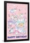 Hello Kitty and Friends - Happy Birthday-Trends International-Framed Poster