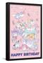 Hello Kitty and Friends - Happy Birthday-Trends International-Framed Poster