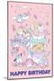 Hello Kitty and Friends - Happy Birthday-Trends International-Mounted Poster