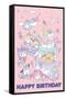 Hello Kitty and Friends - Happy Birthday-Trends International-Framed Stretched Canvas