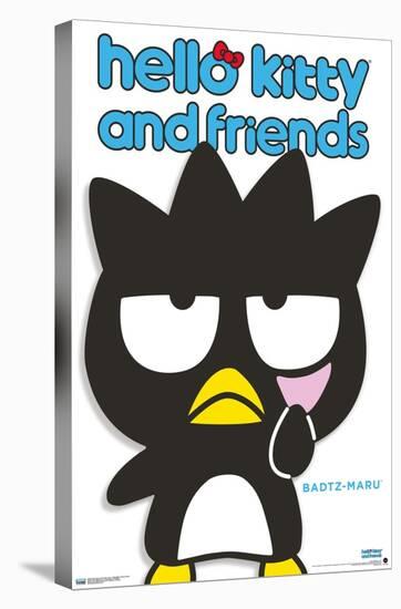 Hello Kitty and Friends: Hello - Badtz-Maru Feature Series-Trends International-Stretched Canvas