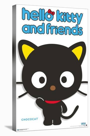 Hello Kitty and Friends: Hello - Chococat Feature Series-Trends International-Stretched Canvas