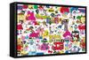 Hello Kitty and Friends: Hello - Group-Trends International-Framed Stretched Canvas