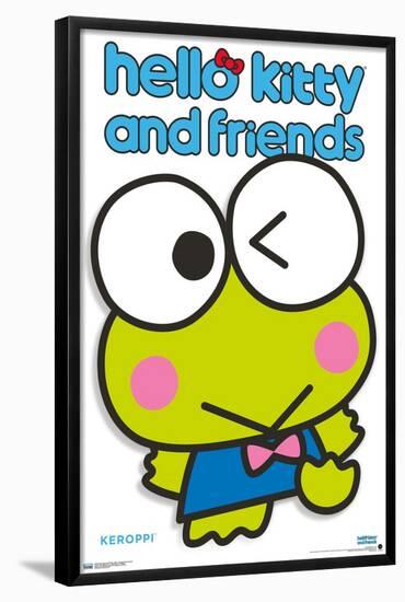 Hello Kitty and Friends: Hello - Keroppi Feature Series-Trends International-Framed Poster