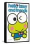 Hello Kitty and Friends: Hello - Keroppi Feature Series-Trends International-Framed Stretched Canvas