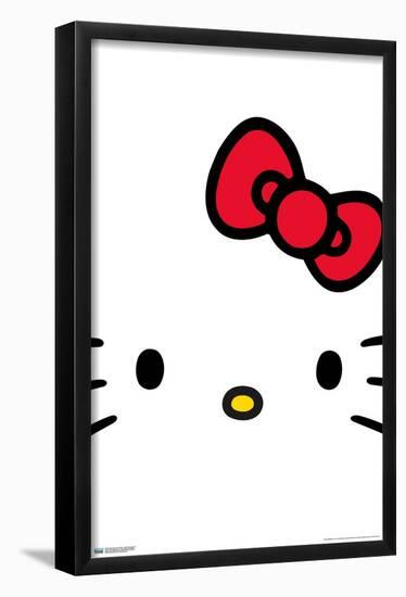 Hello Kitty and Friends - Hello Kitty Close-Up-Trends International-Framed Poster