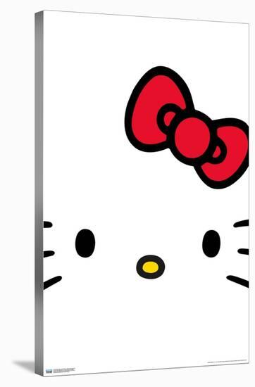 Hello Kitty and Friends - Hello Kitty Close-Up-Trends International-Stretched Canvas