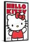 Hello Kitty and Friends: Hello - Kitty White Feature Series-Trends International-Framed Poster