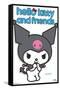 Hello Kitty and Friends: Hello - Kuromi Feature Series-Trends International-Framed Stretched Canvas