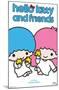 Hello Kitty and Friends: Hello - Little Twin Stars Feature Series-Trends International-Mounted Poster