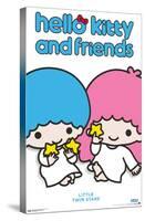 Hello Kitty and Friends: Hello - Little Twin Stars Feature Series-Trends International-Stretched Canvas