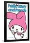 Hello Kitty and Friends: Hello - My Melody Feature Series-Trends International-Framed Poster