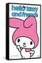 Hello Kitty and Friends: Hello - My Melody Feature Series-Trends International-Framed Stretched Canvas