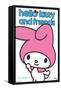 Hello Kitty and Friends: Hello - My Melody Feature Series-Trends International-Framed Stretched Canvas