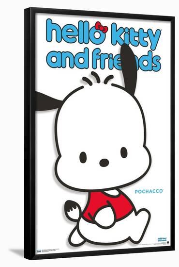 Hello Kitty and Friends: Hello - Pochacco Feature Series-Trends International-Framed Poster