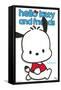 Hello Kitty and Friends: Hello - Pochacco Feature Series-Trends International-Framed Stretched Canvas