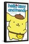 Hello Kitty and Friends: Hello - Pompompurin Feature Series-Trends International-Framed Poster