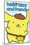 Hello Kitty and Friends: Hello - Pompompurin Feature Series-Trends International-Mounted Poster