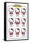 Hello Kitty: Basic - Current Happiness-Trends International-Framed Stretched Canvas