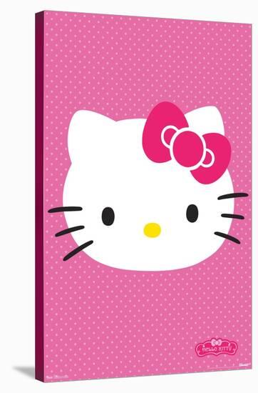 Hello Kitty - Face-Trends International-Stretched Canvas