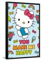 Hello Kitty - Happy-null-Framed Standard Poster