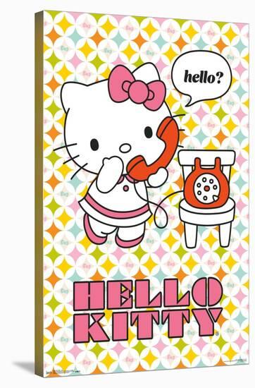 Hello Kitty - Hello-Trends International-Stretched Canvas
