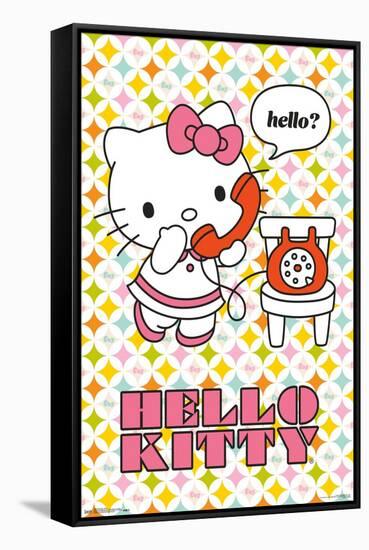 Hello Kitty - Hello-Trends International-Framed Stretched Canvas