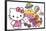 Hello Kitty - Retro Rainbow-Trends International-Framed Poster