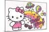 Hello Kitty - Retro Rainbow-Trends International-Mounted Poster