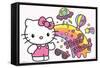 Hello Kitty - Retro Rainbow-Trends International-Framed Stretched Canvas