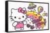 Hello Kitty - Retro Rainbow-Trends International-Framed Stretched Canvas