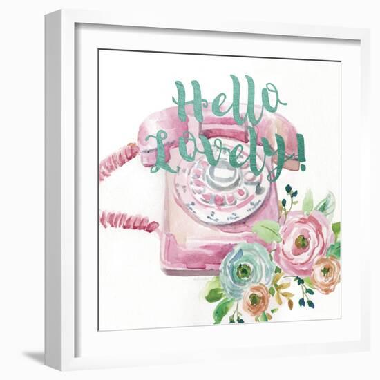 Hello Lovely!-Studio Rofino-Framed Art Print