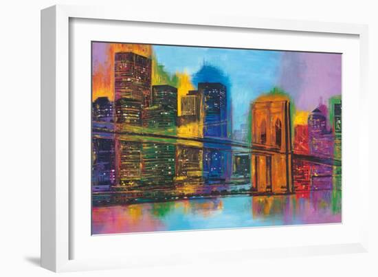 Hello NYC-Brian Carter-Framed Premium Giclee Print