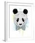 Hello Panda-Rachel Caldwell-Framed Art Print