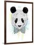 Hello Panda-Rachel Caldwell-Framed Art Print