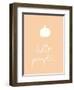 Hello Pumpkin Orange-Wild Apple Portfolio-Framed Art Print