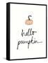 Hello Pumpkin-Wild Apple Portfolio-Framed Stretched Canvas