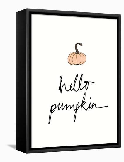 Hello Pumpkin-Wild Apple Portfolio-Framed Stretched Canvas