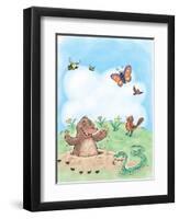 Hello, Spring! - Turtle-null-Framed Premium Giclee Print