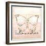 Hello Sunshine Butterfly-Kimberly Allen-Framed Art Print