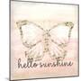 Hello Sunshine Butterfly-Kimberly Allen-Mounted Art Print