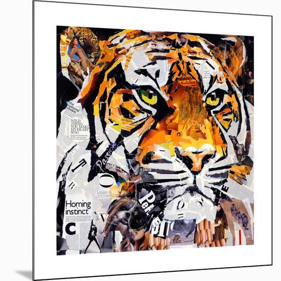 Hello Tiger-James Grey-Mounted Print