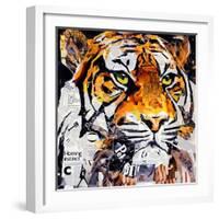 Hello Tiger-James Grey-Framed Art Print