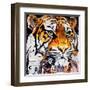 Hello Tiger-James Grey-Framed Art Print