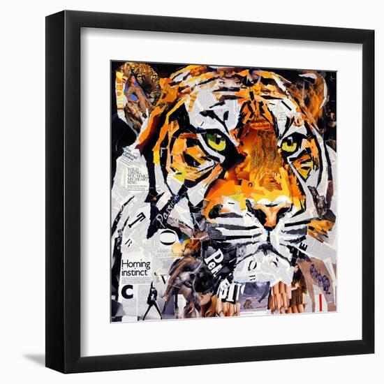 Hello Tiger-James Grey-Framed Art Print