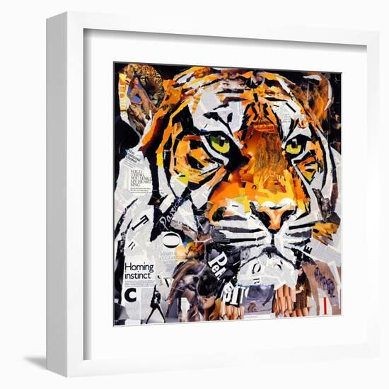 Hello Tiger-James Grey-Framed Art Print