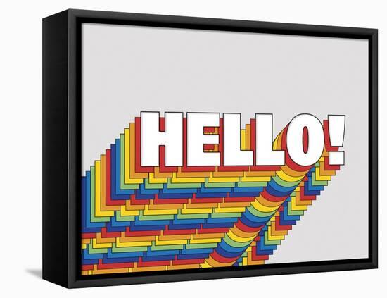 Hello Vibes-Tom Frazier-Framed Stretched Canvas