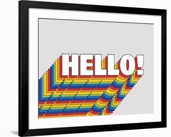 Hello Vibes-Tom Frazier-Framed Art Print