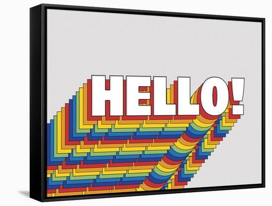 Hello Vibes-Tom Frazier-Framed Stretched Canvas